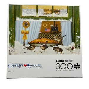 Buffalo Games Charles Wysocki Bird Pie 300 Large Piece Jigsaw Puzzle Complete